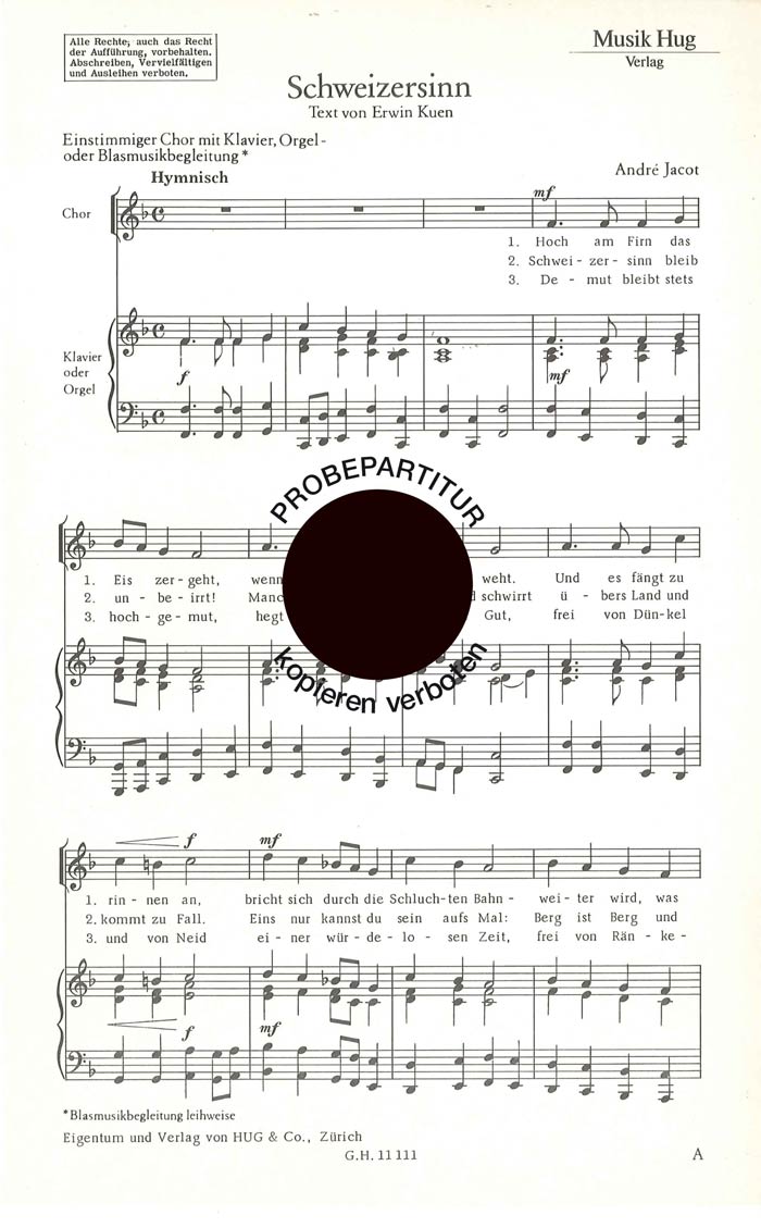 Front Cover Image Schweizersinn