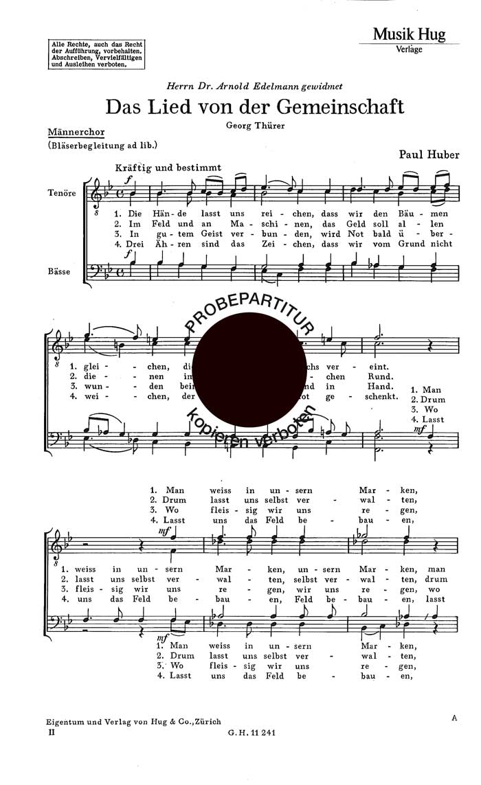 Front Cover Image Lied von der Gemeinschaft