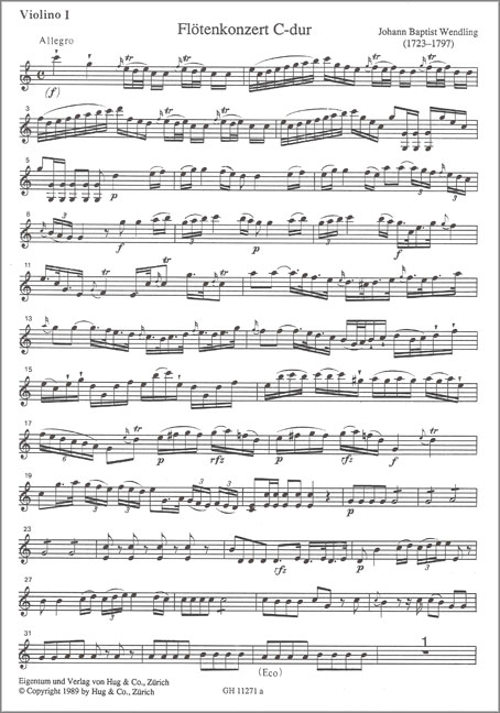 Front Cover Image Konzert C-Dur