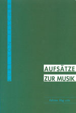 Front Cover Image Aufsätze zur Musik