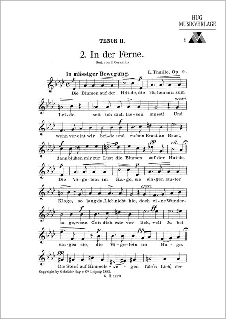 Front Cover Image In der Ferne