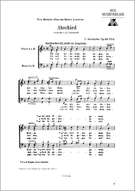 Front Cover Image Abschied