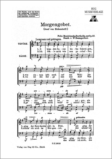 Front Cover Image Morgengebet