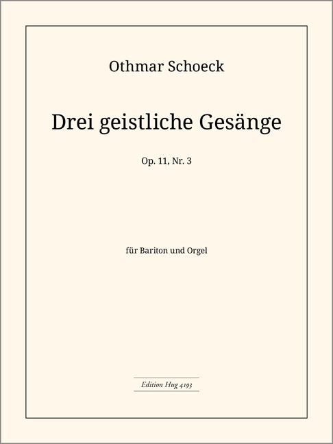 Front Cover Image 3 geistliche Gesänge op. 11/2