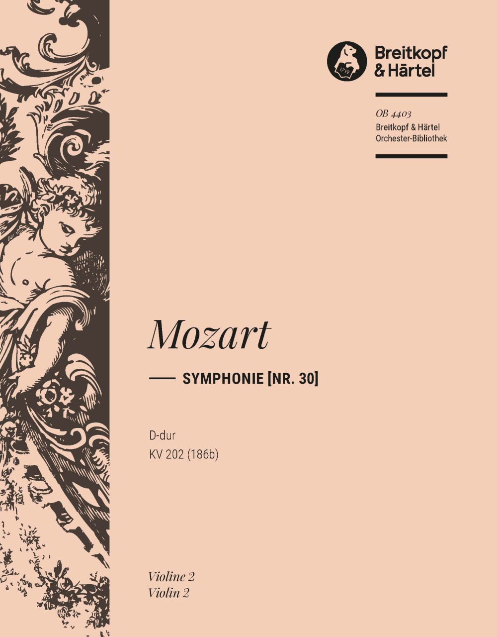 Front Cover Image Sinfonie D-Dur KV 202