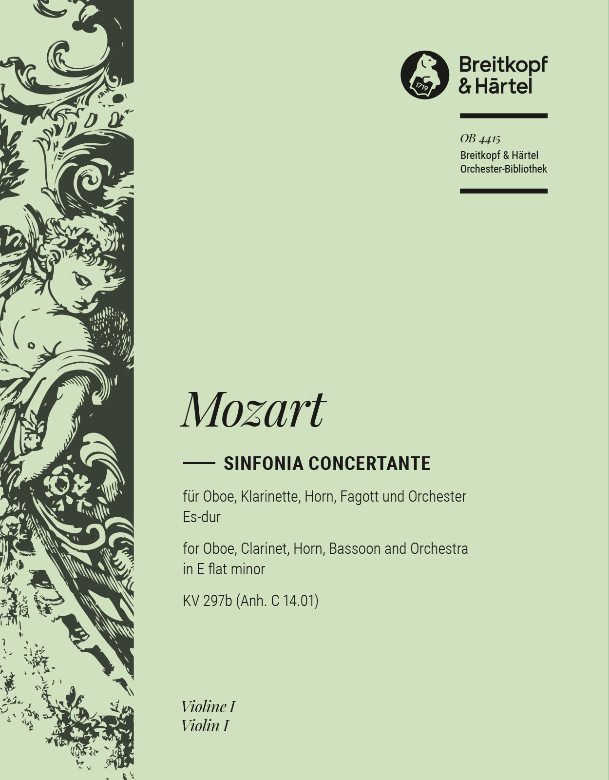 Front Cover Image Sinfonia concertante Es-Dur KV 297b