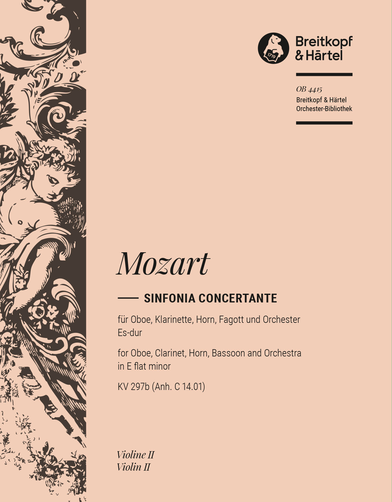 Front Cover Image Sinfonia concertante Es-Dur KV 297b