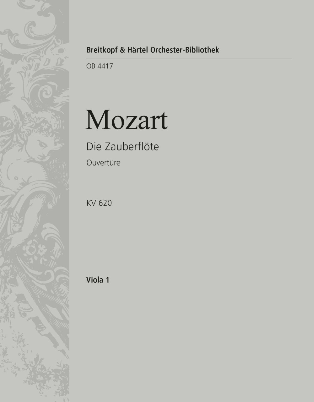Front Cover Image Zauberflöte KV 620. Ouvertüre