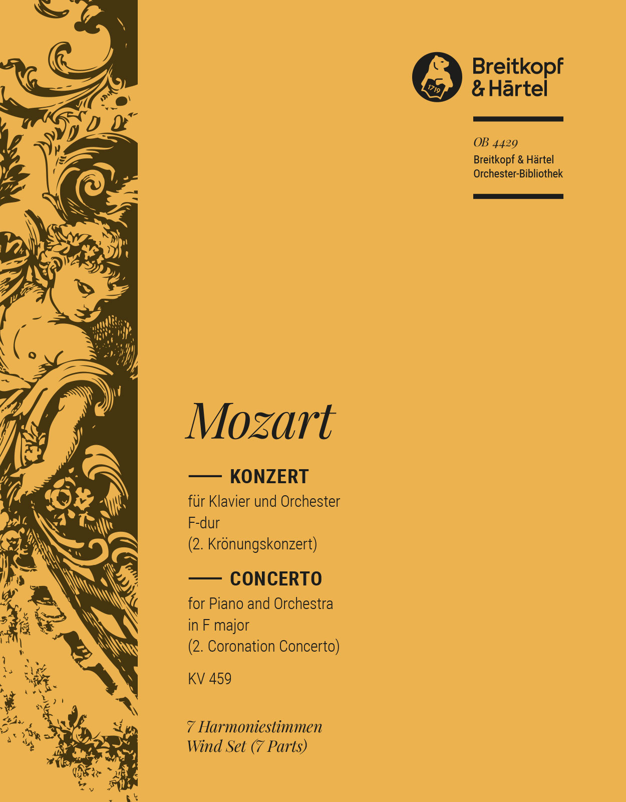Front Cover Image Konzert für Klavier und Orchester Nr. 19 F-Dur KV 459