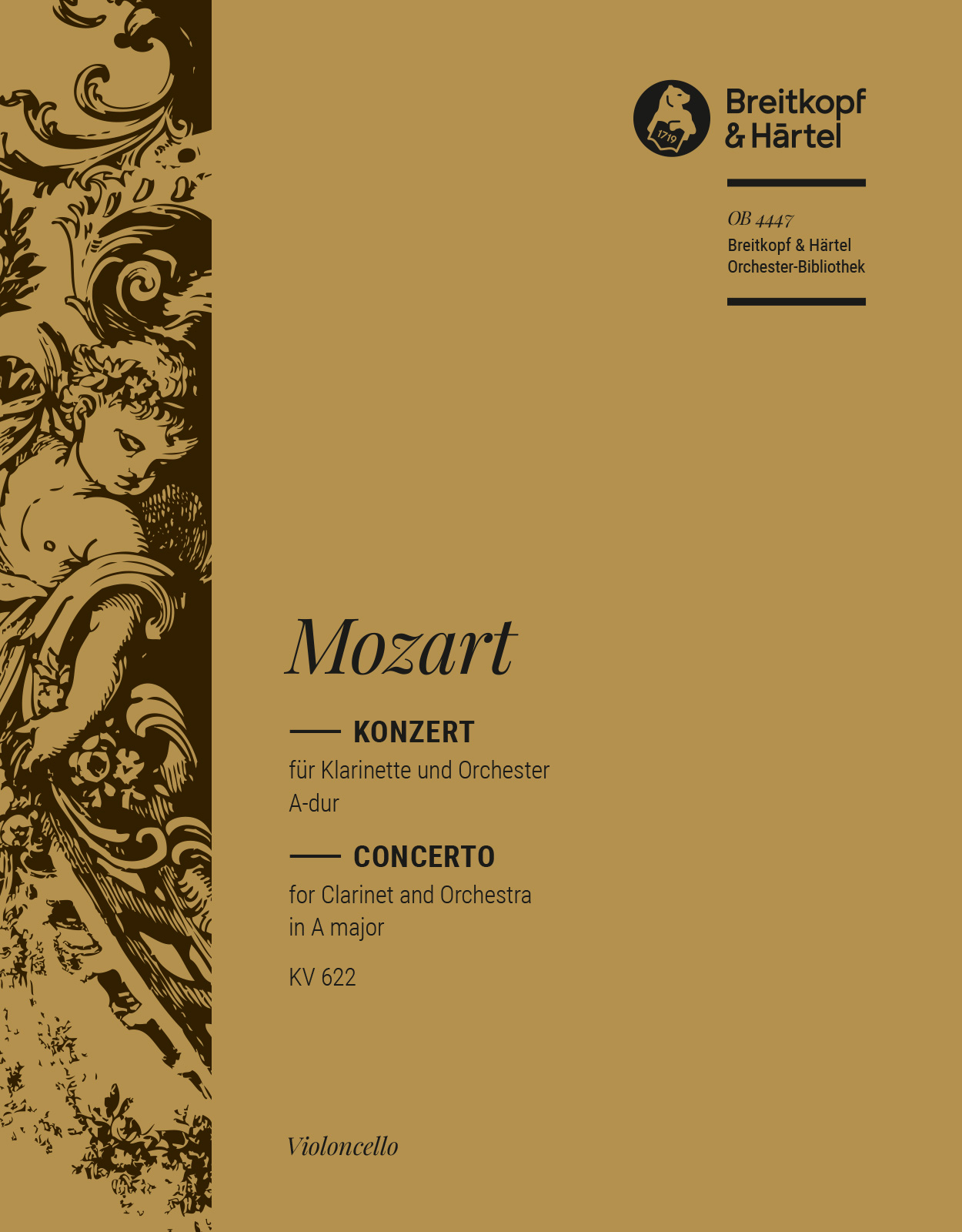 Front Cover Image Konzert für Klarinette A-dur KV 622 KV 622