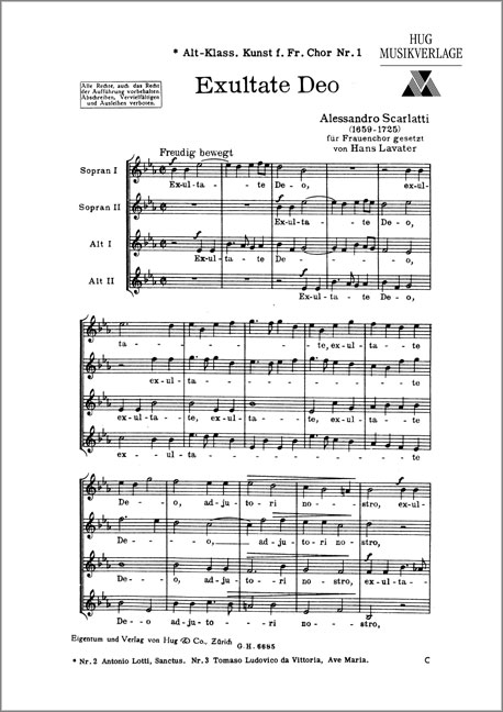 Front Cover Image Exultate Deo