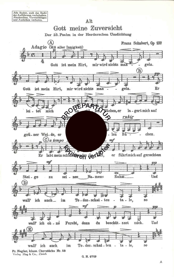 Front Cover Image Gott meine Zuversicht