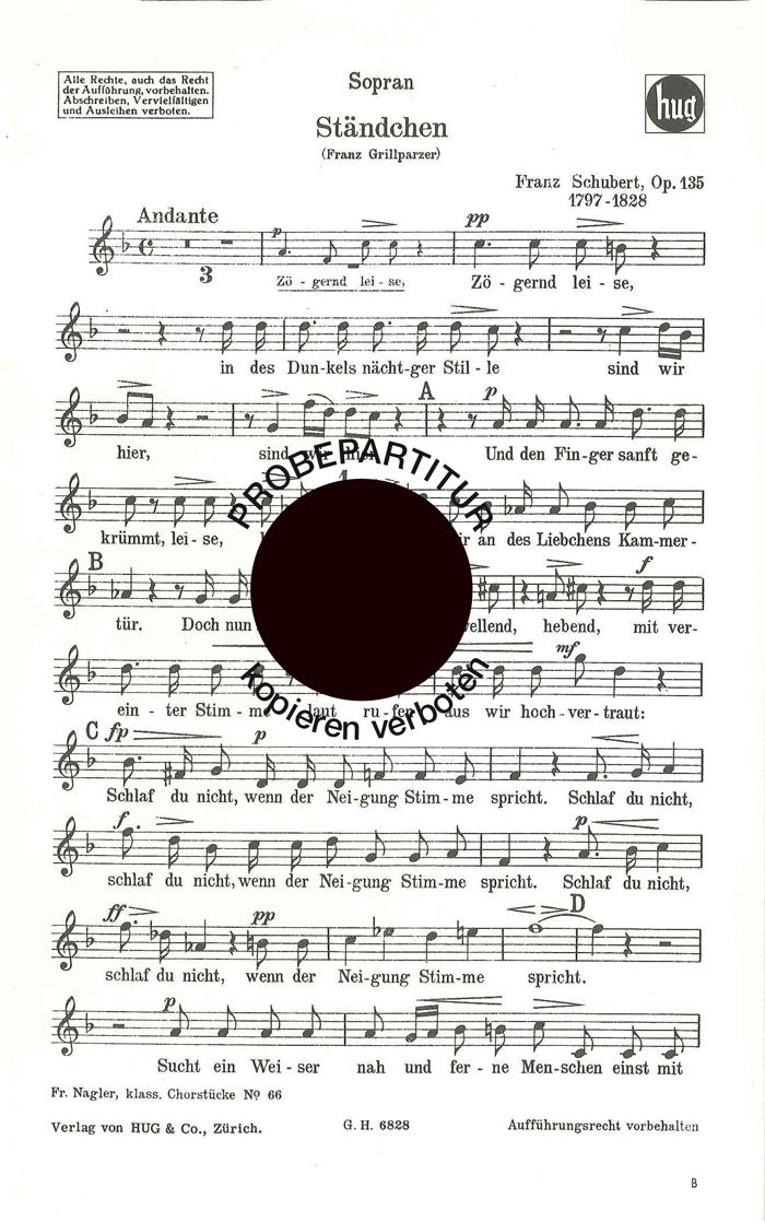 Front Cover Image Ständchen