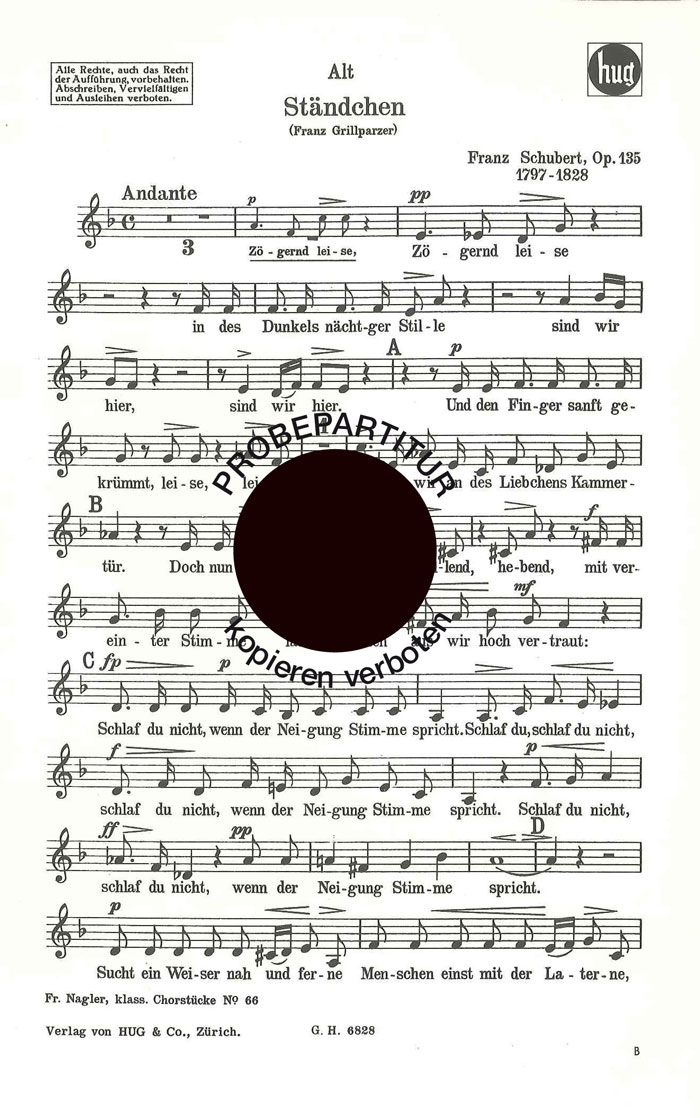 Front Cover Image Ständchen