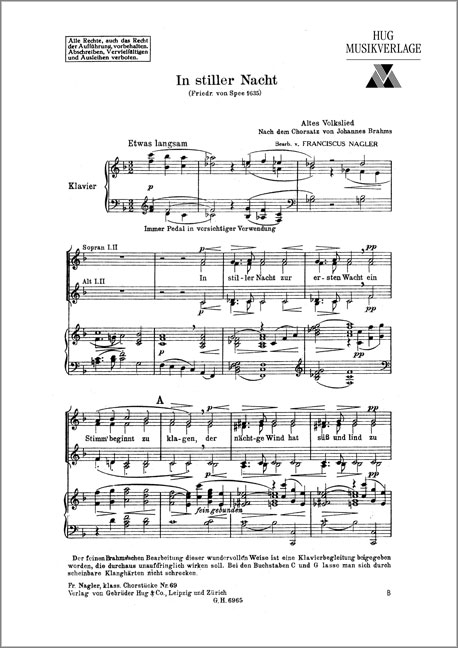 Front Cover Image In stiller Nacht