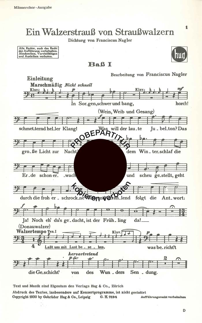 Front Cover Image Walzerstrauss