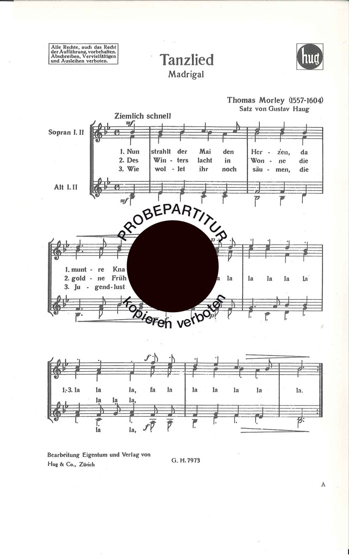 Front Cover Image Tanzlied
