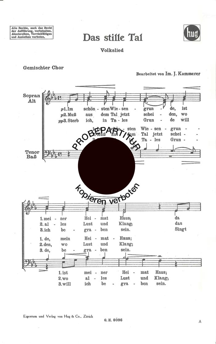 Front Cover Image Stille Tal