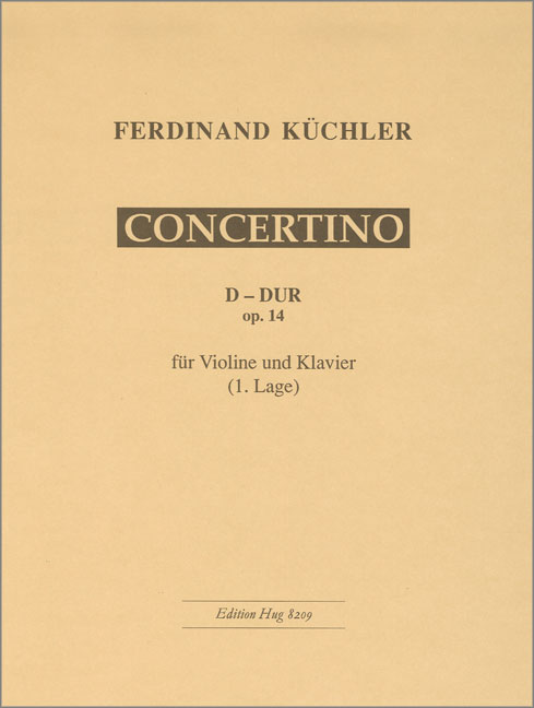 Front Cover Image Concertino op 14
