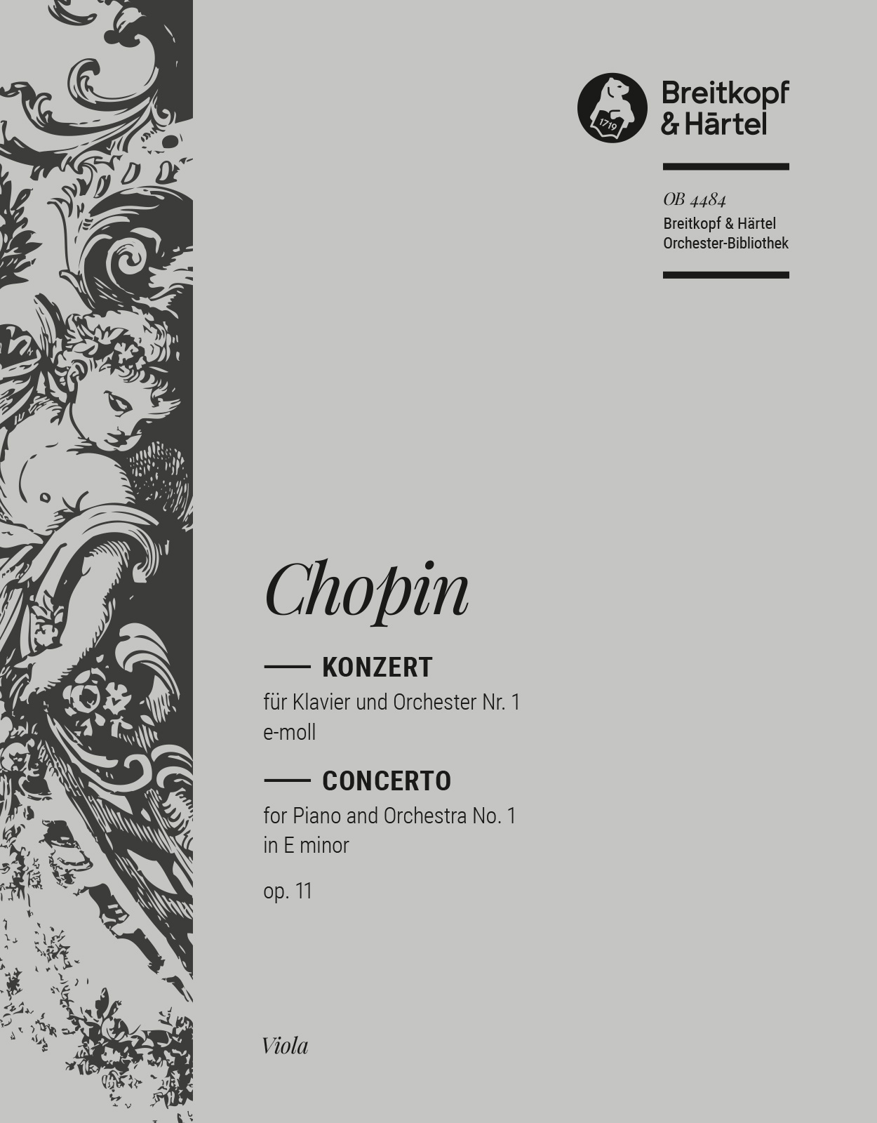 Front Cover Image Klavierkonzert Nr. 1 e-moll op. 11