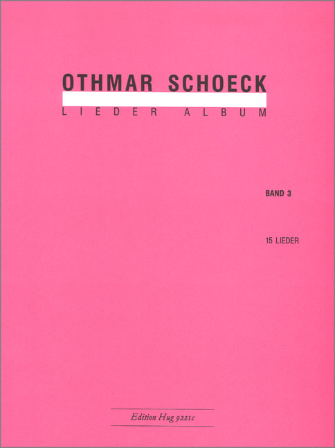 Front Cover Image Lieder-Album Vol 3