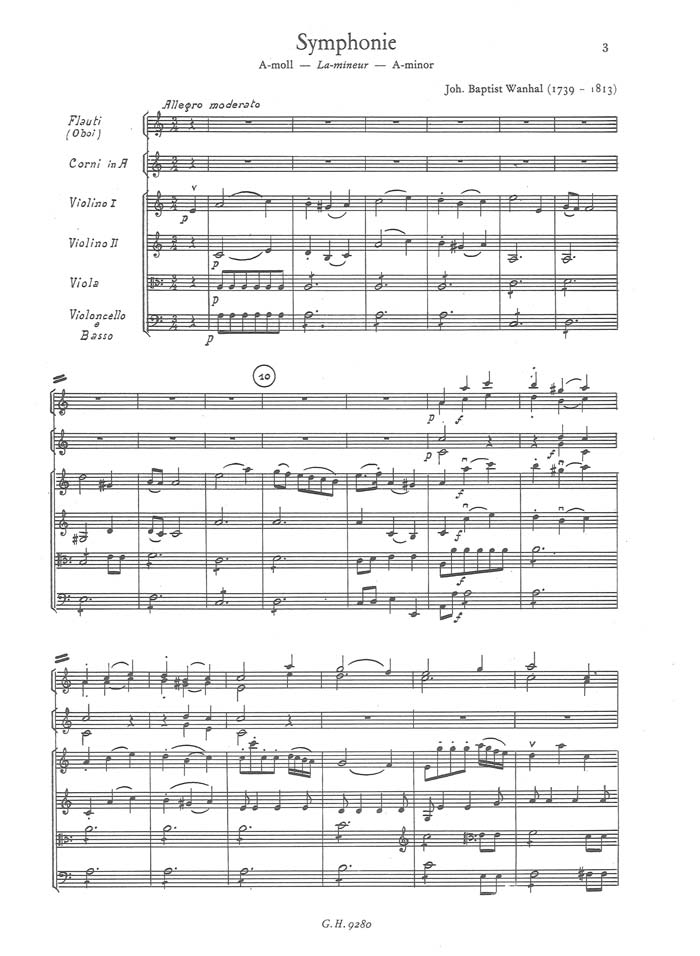 Front Cover Image Sinfonie a-moll