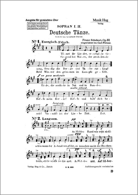 Front Cover Image Deutsche Tänze