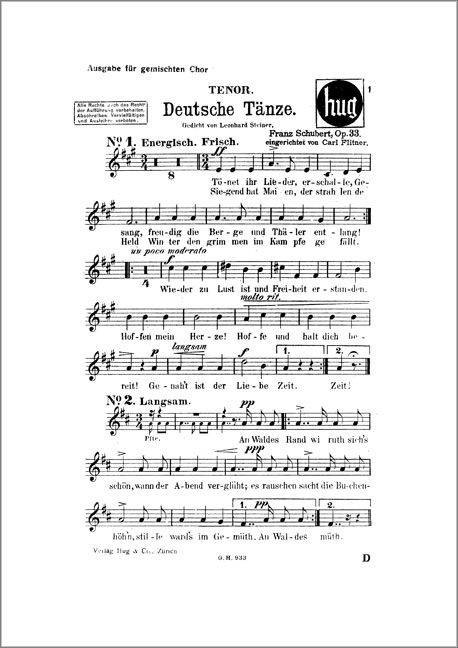 Front Cover Image Deutsche Tänze