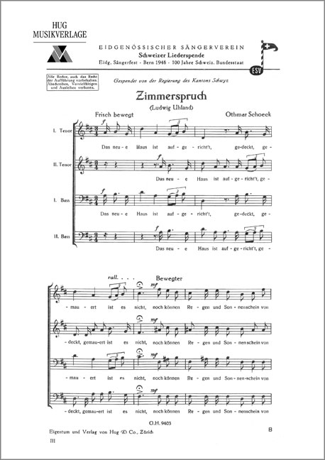 Front Cover Image Zimmerspruch