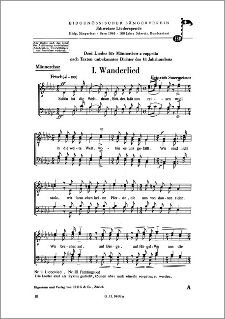 Front Cover Image Wanderlied