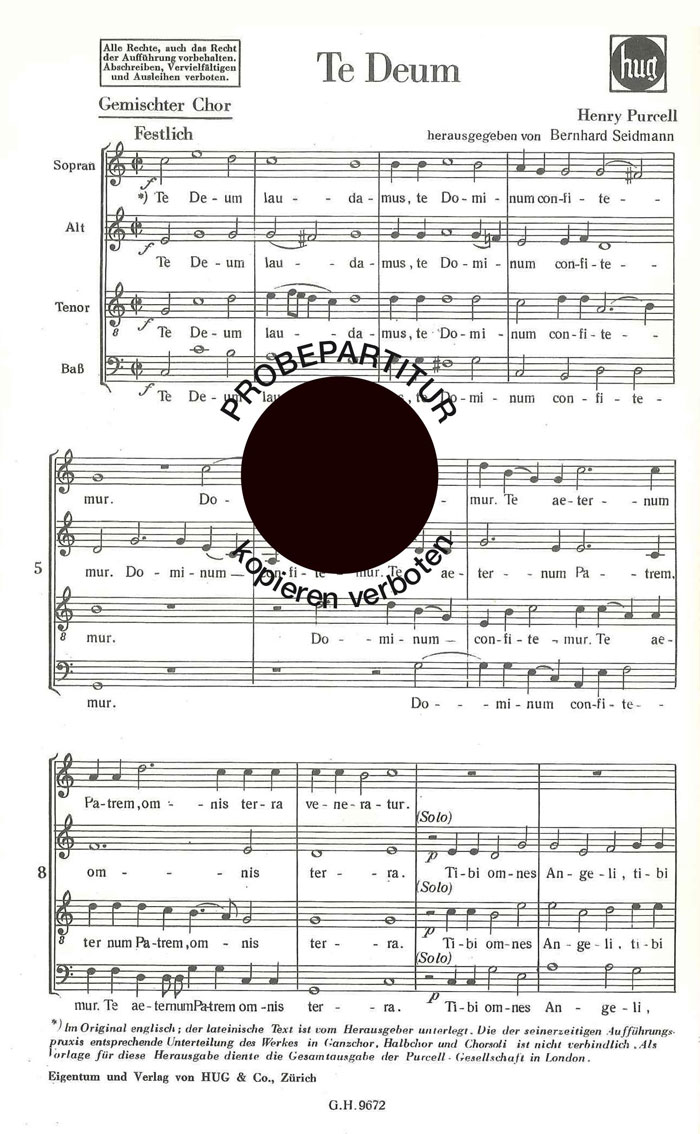 Front Cover Image Te Deum Laudamus