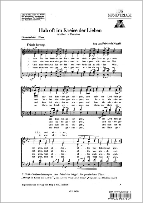 Front Cover Image Hab oft im Kreise der Lieben