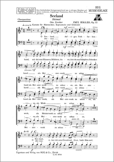 Front Cover Image Seeland - Heimat