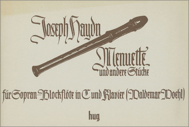 Front Cover Image Menuette & andere Stuecke