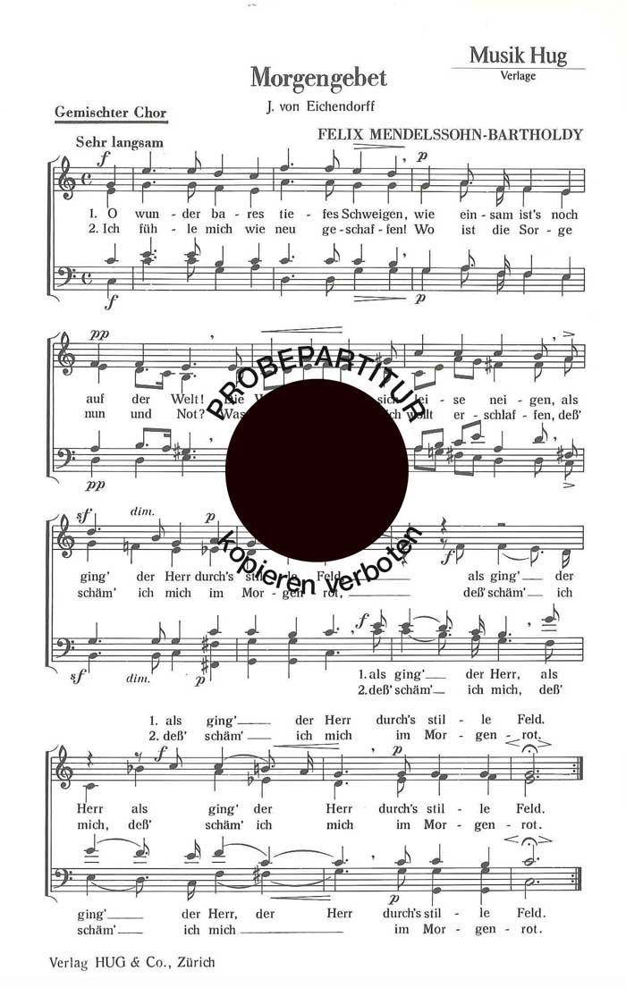 Front Cover Image Morgengebet