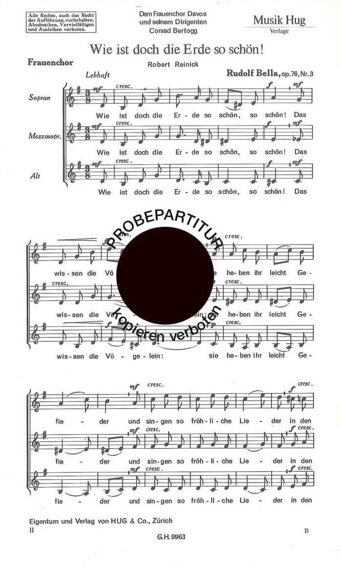 Front Cover Image Wie ist doch die Erde so schön