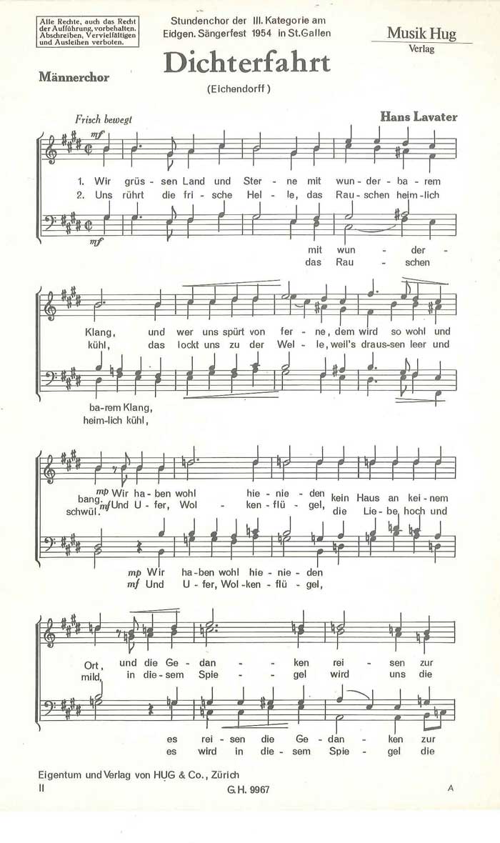 Front Cover Image Dichterfahrt