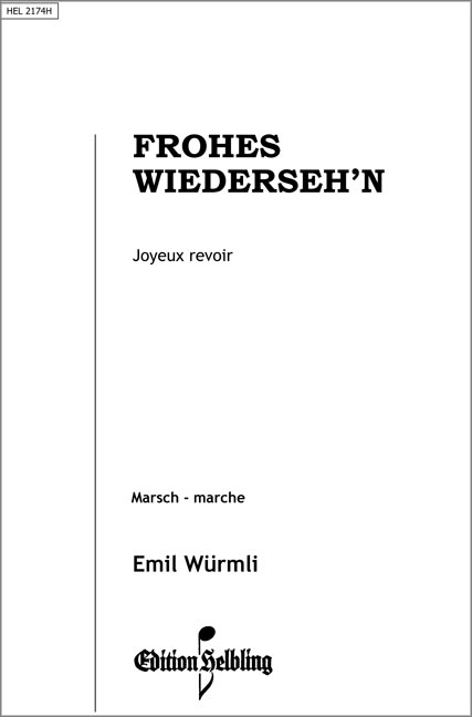 Front Cover Image Frohes Wiedersehen