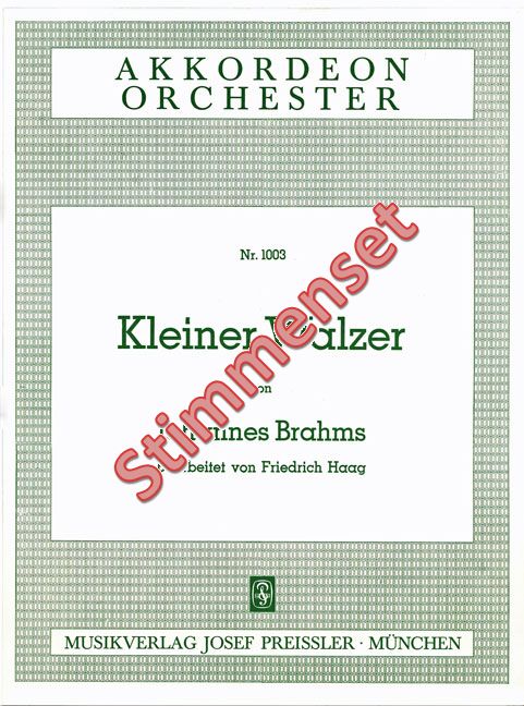 Front Cover Image Kleiner Walzer