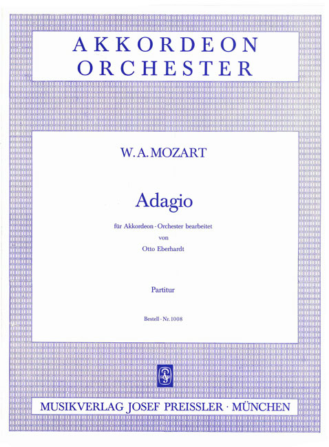 Front Cover Image Adagio [KV 617 a]