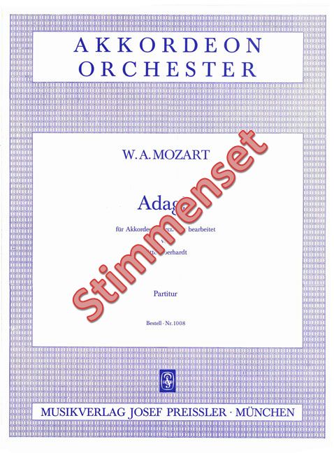 Front Cover Image Adagio [KV 617 a]