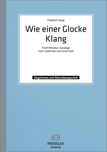 Front Cover Image Wie einer Glocke Klang