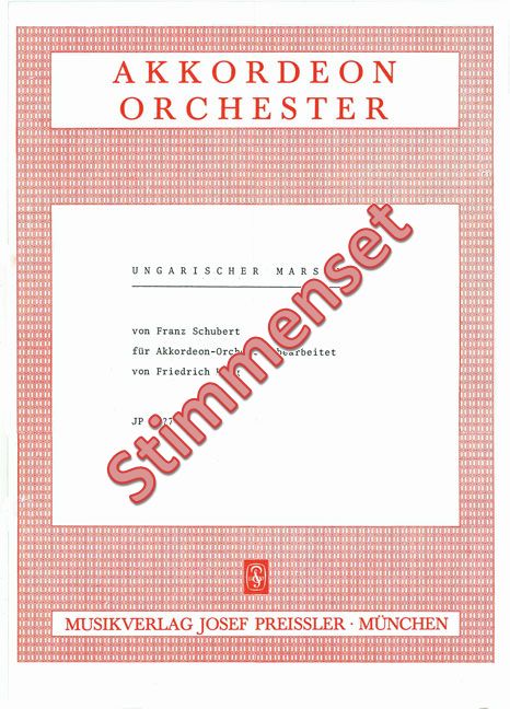 Front Cover Image Ungarischer Marsch