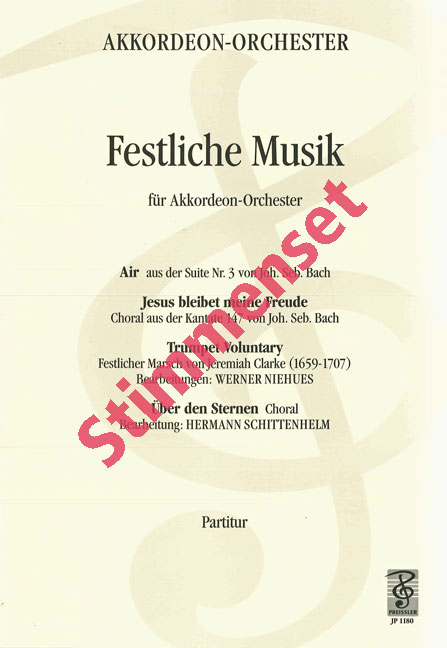 Front Cover Image Festliche Musik (Satz 4) Über den Sternen