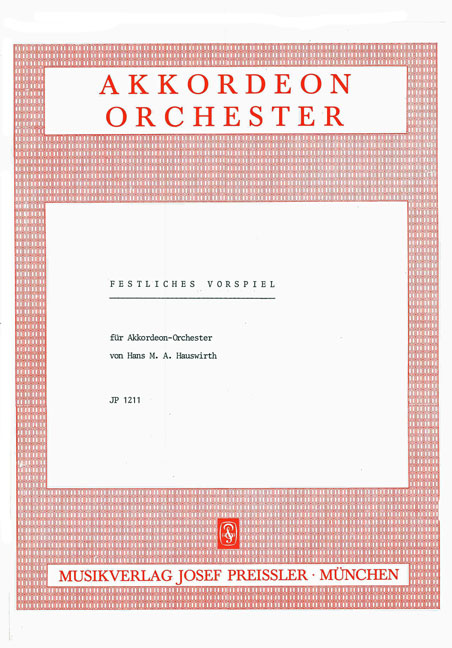 Front Cover Image Festliches Vorspiel