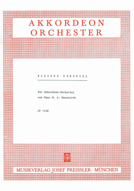 Front Cover Image Kleines Vorspiel