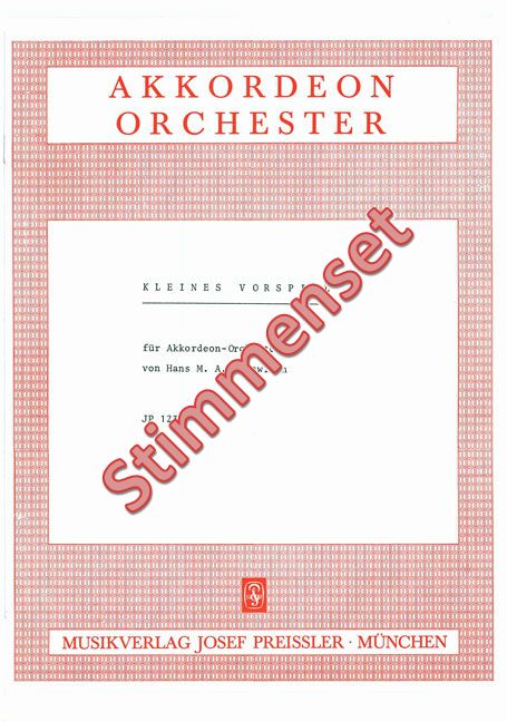 Front Cover Image Kleines Vorspiel