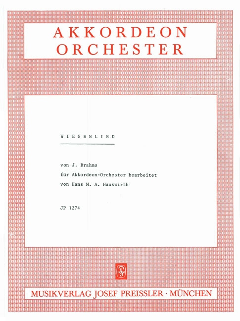 Front Cover Image Wiegenlied
