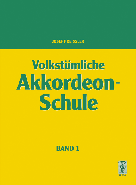 Front Cover Image Volkstümliche Akkordeon-Schule Band 1