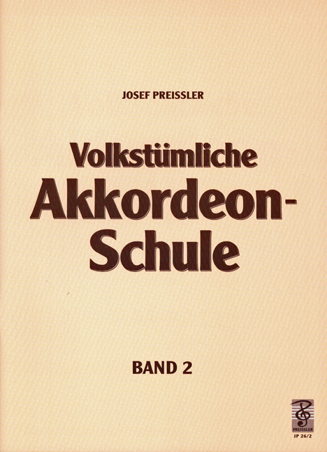 Front Cover Image Volkstümliche Akkordeon-Schule, Band 2